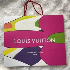 Louis Vuitton Limited Murakami paper shopping bag